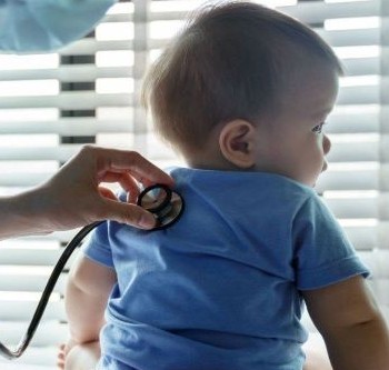 examining infant